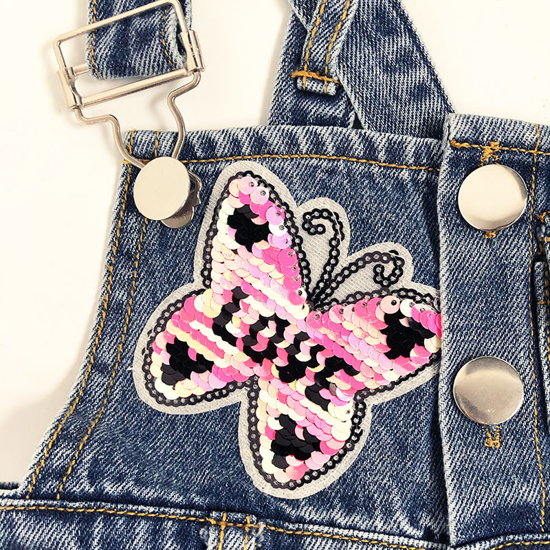 2-9T Vasaras Bērni Bērni Mazas Meitenes Šorti Džinsu Šorti Džinsi Kokvilnas Džinsu Krūšu bikšturi Rokas