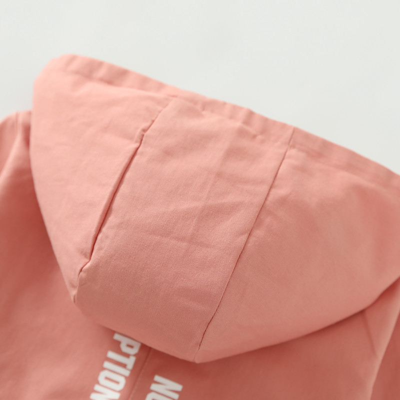 2022. gada bērnu pavasara un rudens divpusējs mētelis zēniem, meitenēm, bērniem ar punktveida apdruku ar kapuci, metāla rāvējslēdzēja jaka, 6 mēn.–6 gadus veca