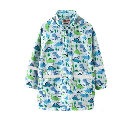 Cute Stylish Boy Star Graphic Raincoat: The Perfect Casual Raincoat for Kids!