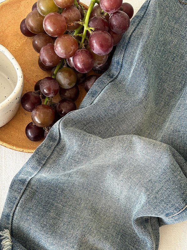 deer jonmi 2023 Есенни широки дънки за бебета и момичета Корейски стил Детски свободни прави панталони Детски дънкови панталони