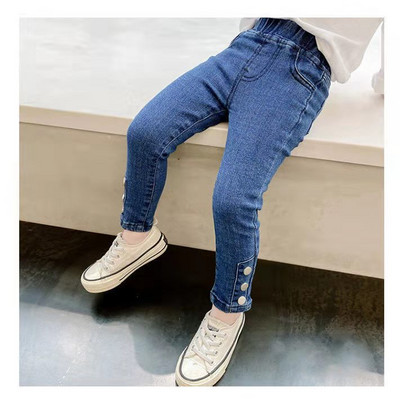 Girls`Jjeans Autumn New Style Μεσαία και Μικρά Παιδιά Ξένο στυλ Παιδικά Βρεφικά Παντελόνια Ανοιξιάτικα και Φθινοπωρινά