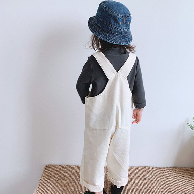 Модни гащеризони за бебе, момче, момиче, памучни карго панталони Spr&Fal, бебета, малки деца, тиранти, панталони, презрамки, прави панталони 1-8 години