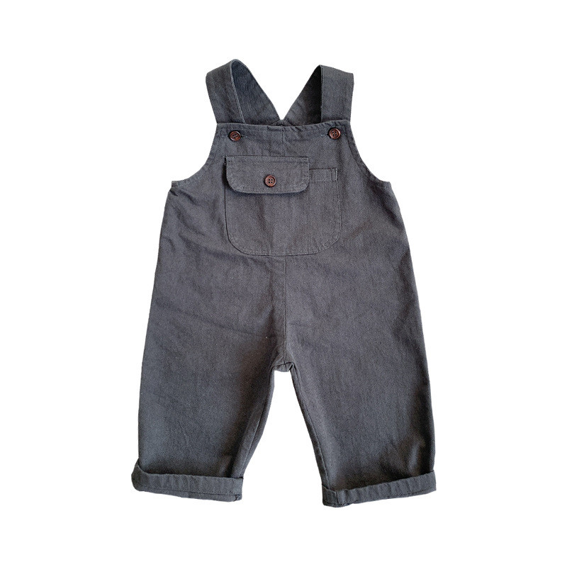 Модни гащеризони за бебе, момче, момиче, памучни карго панталони Spr&Fal, бебета, малки деца, тиранти, панталони, презрамки, прави панталони 1-8 години