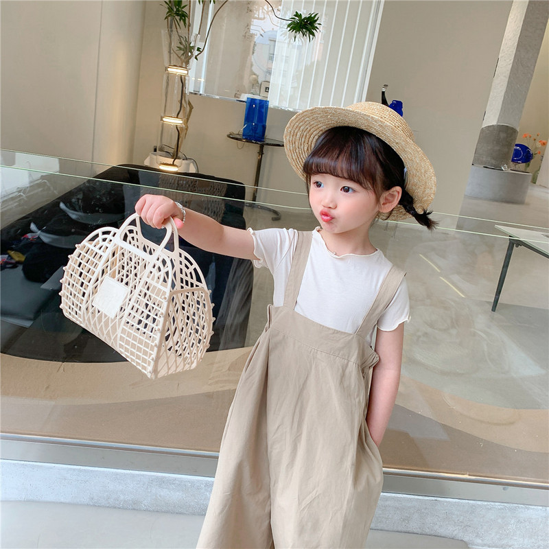 2023 Лято Ново пристигане Модни памучни гащеризони за момичета Детски гащеризон с корейски дизайн Гащеризони за момичета