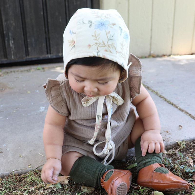 Деца, бебета, момичета, летни дрехи без ръкави, прохождащо дете, плътна презрамка, едно парче гащеризон, бебешки ежедневни волани, къс гащеризон с еластична талия