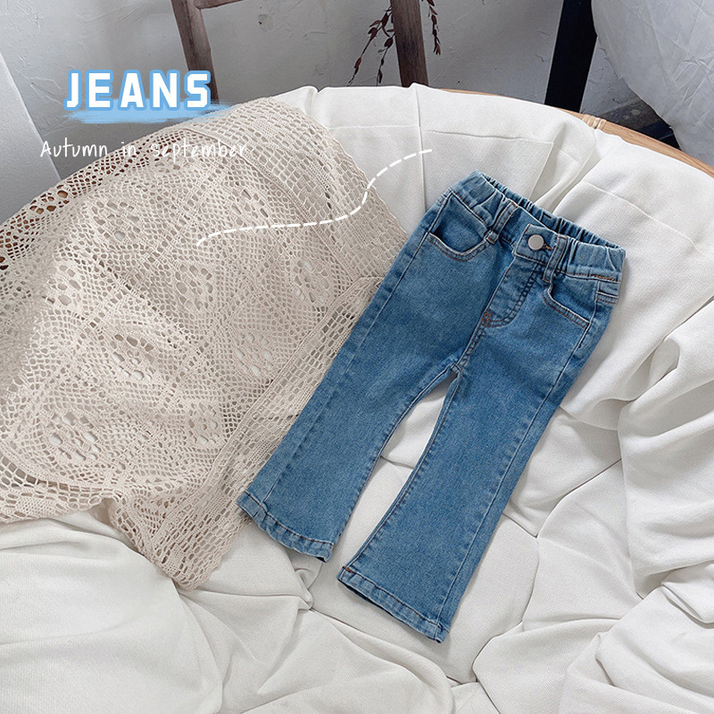 Djevojke 2023 Jesen, dječje ležerne traperice, dječja odjeća