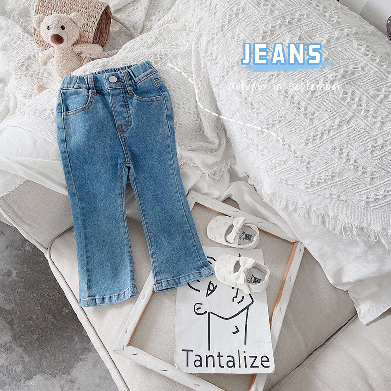 Djevojke 2023 Jesen, dječje ležerne traperice, dječja odjeća