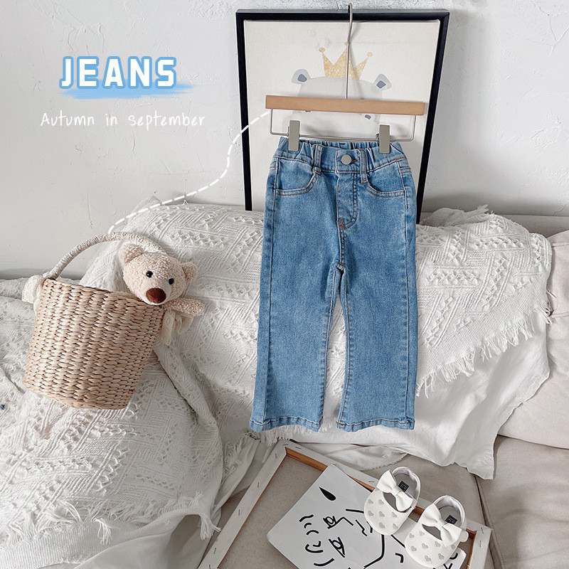 Djevojke 2023 Jesen, dječje ležerne traperice, dječja odjeća