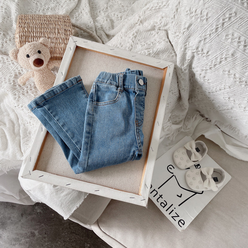 Djevojke 2023 Jesen, dječje ležerne traperice, dječja odjeća