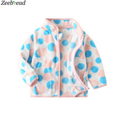 Zeebread 2-7T New Arrival Blue Dots Παιδικά Μπουφάν Παλτό Φερμουάρ Φθινόπωρο νήπιο αγόρι για κορίτσια με μακρυμάνικα παιδικά μπουφάν