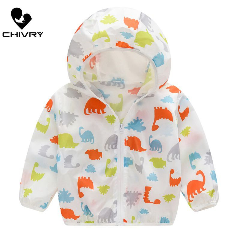 2022. Dječja odjeća Jakne za dječake Dječja kapuljača i patentni zatvarač Zaštita od sunca Dječji modni kaput s printom Vodootporne majice s kapuljačom za djevojčice