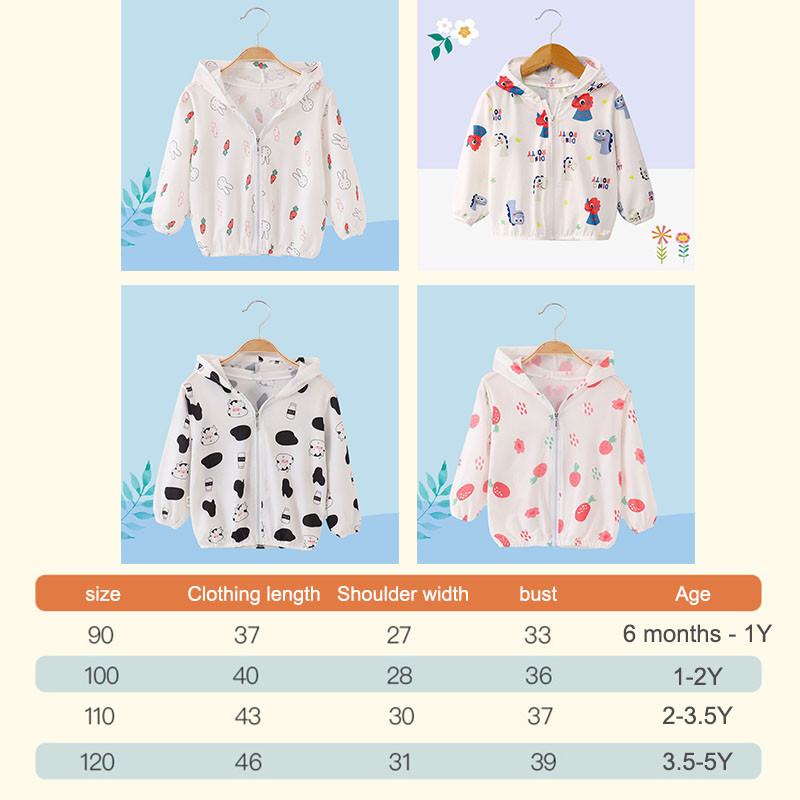 Miela kūdikio mergaičių striukė berniukui su gobtuvu Apsauga nuo saulės kūdikių mergaitei ilgomis rankovėmis Vasarinė apsauga nuo saulės Kvėpuojantys vaikiški drabužiai viršutiniai drabužiai