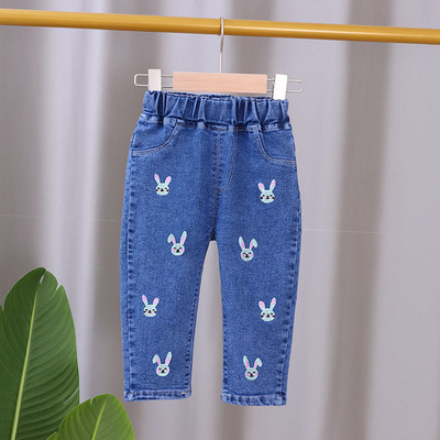 Decupați, reducere, blugi casual pentru fete, copii, pantaloni evazați cu fundă, blugi pentru copii, îmbrăcăminte pentru fete, pantaloni de primăvară, toamnă