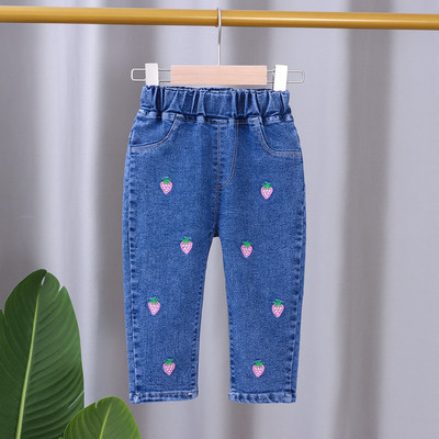 Decupați, reducere, blugi casual pentru fete, copii, pantaloni evazați cu fundă, blugi pentru copii, îmbrăcăminte pentru fete, pantaloni de primăvară, toamnă