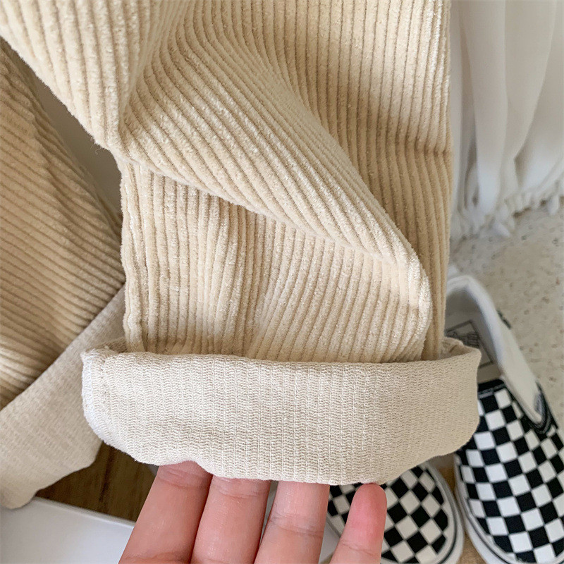 Детски гащеризони от рипсено кадифе за момичета Бебешки гащеризони за малко дете Свободни панталони за момичета Дрехи с големи джобове Гащеризони Детски гащеризони от една част 2-7 години