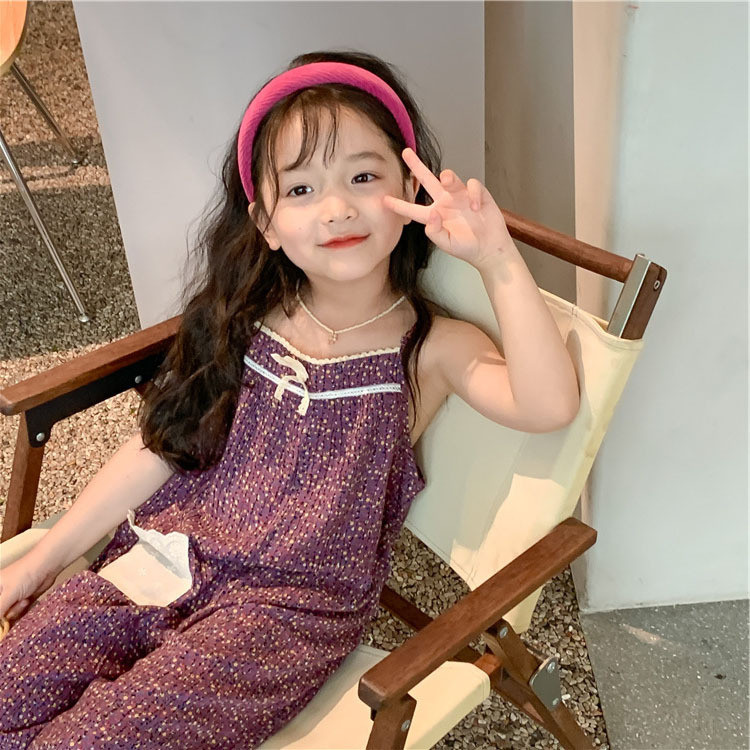 Летни дрехи за момичета, дантелени гащеризони, панталони, модни бебешки детски гащеризони с принт на принцеса, панталони за рожден ден, детски дрехи