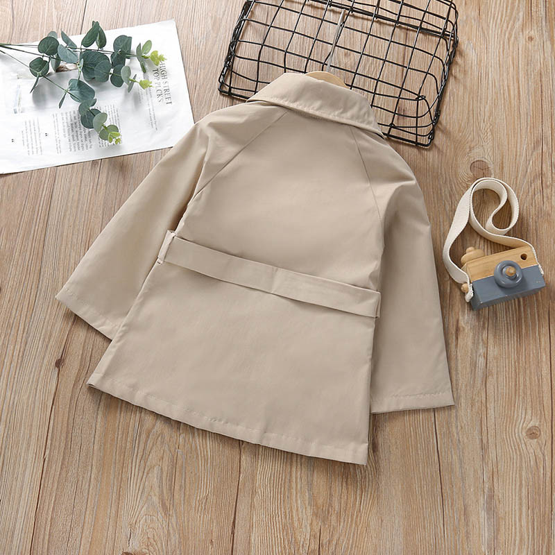 Παιδικά κορίτσια Άνοιξη Φθινόπωρο Κλασική καμπαρντίνα Παιδική Αντιανεμική Παιδική Παλτό 1 3 4 6 Ετών