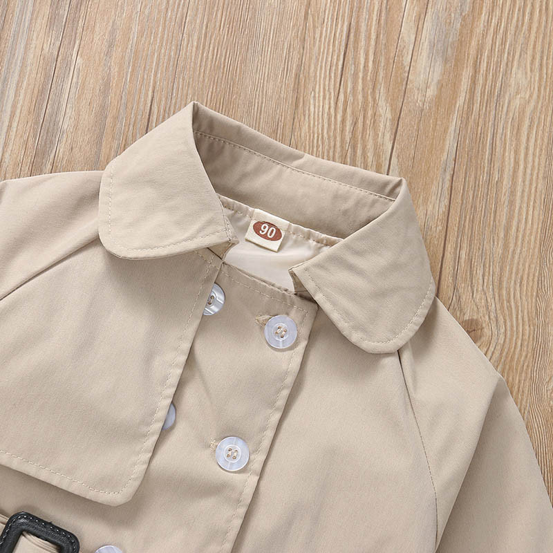 Παιδικά κορίτσια Άνοιξη Φθινόπωρο Κλασική καμπαρντίνα Παιδική Αντιανεμική Παιδική Παλτό 1 3 4 6 Ετών