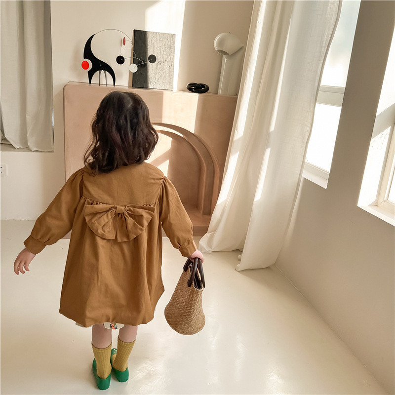 Ανοιξιάτικο 2022 Κορεάτικο φιόγκο πίσω ρετρό φαρδύ σακάκι με κουμπιά με νύχια