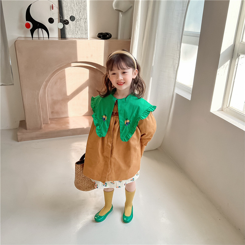 Ανοιξιάτικο 2022 Κορεάτικο φιόγκο πίσω ρετρό φαρδύ σακάκι με κουμπιά με νύχια