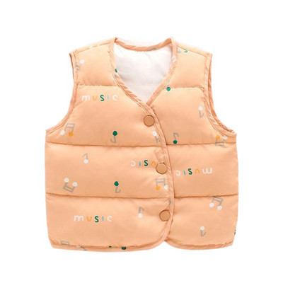 Veste de puf pentru bebeluși pentru fete băieți imprimeu desene animate haine de toamnă iarnă pentru copii cardigan paltoane vestă caldă pentru sugari Costum de copil mic