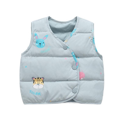 Veste de puf pentru bebeluși pentru fete băieți imprimeu desene animate haine de toamnă iarnă pentru copii cardigan paltoane vestă caldă pentru sugari Costum de copil mic
