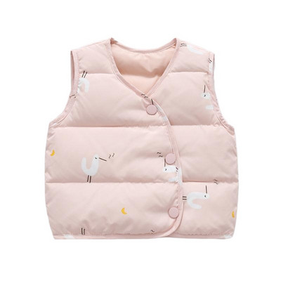 Veste de puf pentru bebeluși pentru fete băieți imprimeu desene animate haine de toamnă iarnă pentru copii cardigan paltoane vestă caldă pentru sugari Costum de copil mic