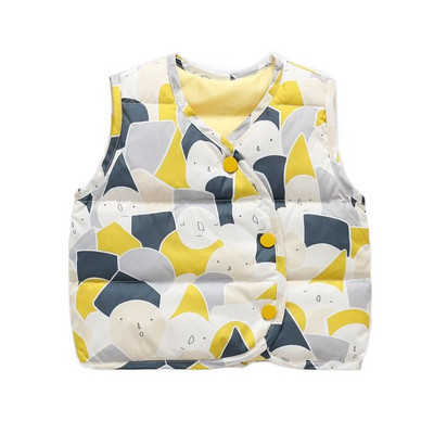 Veste de puf pentru bebeluși pentru fete băieți imprimeu desene animate haine de toamnă iarnă pentru copii cardigan paltoane vestă caldă pentru sugari Costum de copil mic