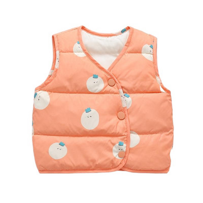 Veste de puf pentru bebeluși pentru fete băieți imprimeu desene animate haine de toamnă iarnă pentru copii cardigan paltoane vestă caldă pentru sugari Costum de copil mic