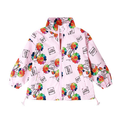 Little maven 2023 Baby Girls Jacket Coat Spring and Autumn outwear Tops Casual Clothes Pretty for Παιδιά 2-7 ετών