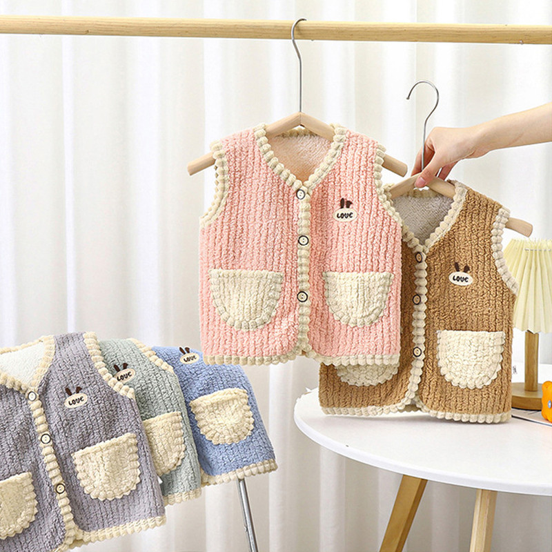 Rudeninė nauja kūdikių liemenė, minkšta, kvėpuojanti, šilta vaikiška liemenė, paltas ikimokyklinio amžiaus berniukui mergaitei kūdikiui be rankovių liemenės vaikiški drabužiai