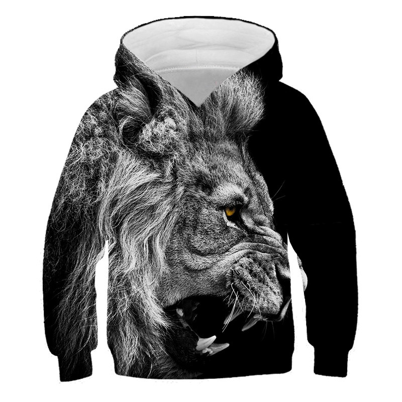 2023 г. Нов суичър с качулка с животни, котки, пролет, прекрасен дълъг ръкав, момче, момиче, ежедневна свободна горна част за деца 4, 5, 6, 7, 8, 9-14 години Гореща продажба