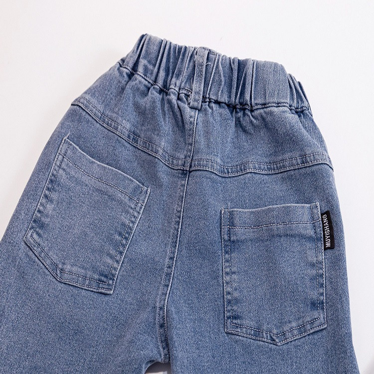 2023 Пролет Есен Момичета Сладки сърца Дънки Панталон Бебешки Деца Детски дънкови панталони