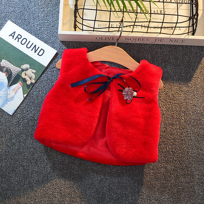 Bērnu Vestes Meiteņu Jakas Bērniem Meitenēm Vestes Mazuļu Apģērbi Zīdaiņiem Virsdrēbes Toddle Rudens Trušu Matu Vestes