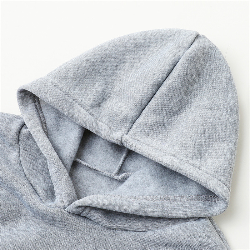 Модни детски суичъри с качулка за момчета S суичъри с качулка 2022 Пролет Есен Момичета Ежедневни суичъри с качулка Детски едноцветни суичъри с качулка Нов