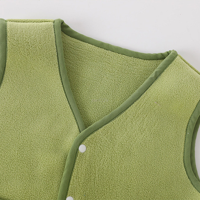 Момчета Плюшена жилетка за момичета Жилетка Дрехи за малки деца Детска жилетка Яке без ръкави Поларен полар Топло зимно детско връхно облекло 0-4T