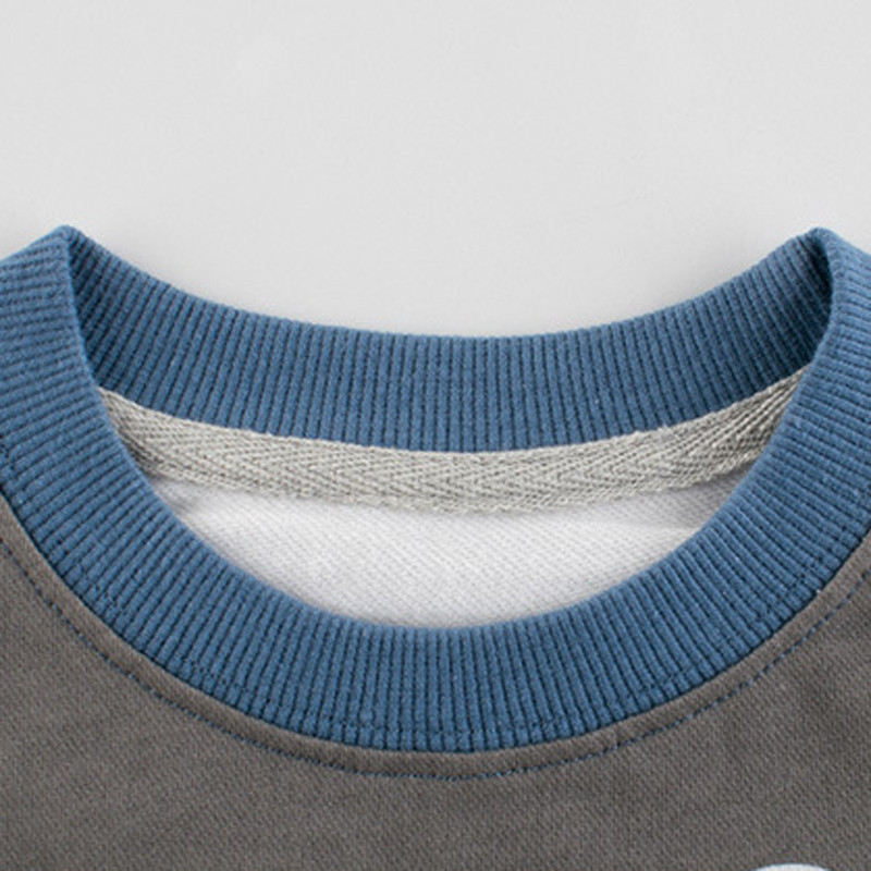 Марково детско облекло Есенно ново 2023 г. Детски суичър с качулка Дрехи за момчета Пуловер с дълги ръкави с анимационно деколте