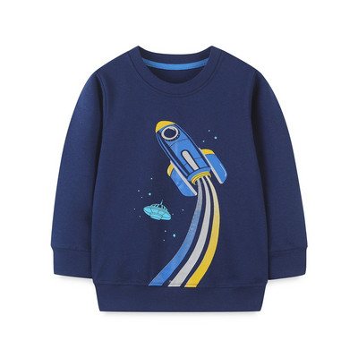 Little maven Baby Boys Φούτερ Εκσκαφέας Κέντημα Βρεφικά Φούτερ για 2 έως 4 Χρόνια Παιδικά Ρούχα Νέα Φθινοπωρινά Ρούχα