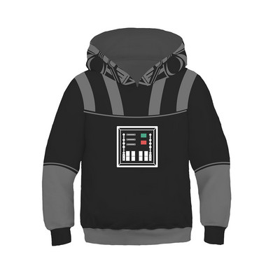2022 New Kids War Of Star Black Knight Vader Hooded Luke Fancy Clothes White Storm Trooper 3D Print Κοστούμια Νέο σετ ρόλων ταινίας