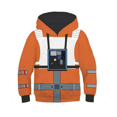 2022 New Kids War Of Star Black Knight Vader Hooded Luke Fancy Clothes White Storm Trooper 3D Print Κοστούμια Νέο σετ ρόλων ταινίας
