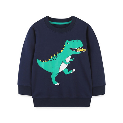 Little maven Child Boys Φούτερ Cartoon Dinosaur print Boys μακρυμάνικο για 7 χρονών Παιδικά ρούχα Φθινοπωρινά παιδικά πουκάμισα