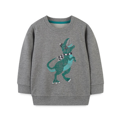 Little maven Child Boys Φούτερ Cartoon Dinosaur print Boys μακρυμάνικο για 7 χρονών Παιδικά ρούχα Φθινοπωρινά παιδικά πουκάμισα
