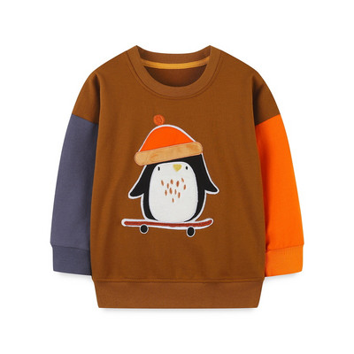Little maven Child Boys Φούτερ Cartoon Dinosaur print Boys μακρυμάνικο για 7 χρονών Παιδικά ρούχα Φθινοπωρινά παιδικά πουκάμισα