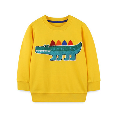 Little maven Child Boys Φούτερ Cartoon Dinosaur print Boys μακρυμάνικο για 7 χρονών Παιδικά ρούχα Φθινοπωρινά παιδικά πουκάμισα