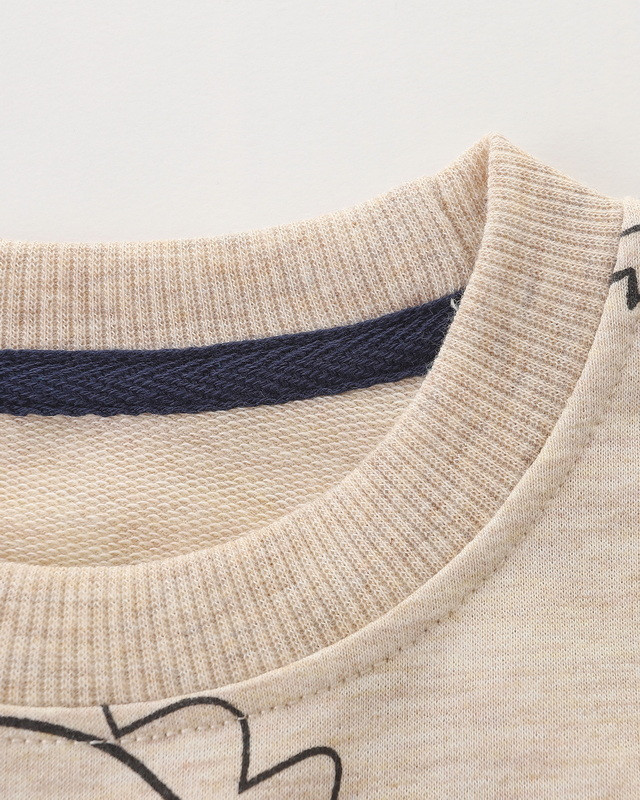 Little maven Детски суичъри за момчета с щампи на анимационни динозаври Момчета с дълъг ръкав за 7 години Детски дрехи Есенни детски ризи