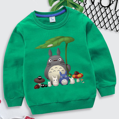 Γιαπωνέζικα Anime Παιδικά Ρούχα Κορίτσια Spirited Away Hoodie Cartoon Totoro Φούτερ Αστεία γραφικά Miyazaki Hayao πουλόβερ για αγόρια
