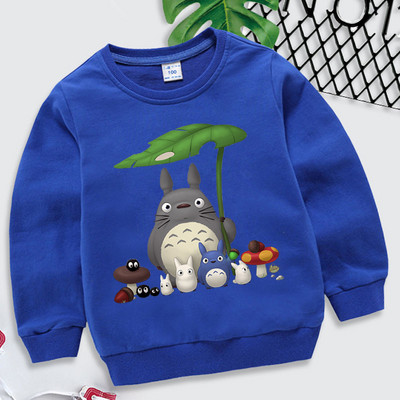 Γιαπωνέζικα Anime Παιδικά Ρούχα Κορίτσια Spirited Away Hoodie Cartoon Totoro Φούτερ Αστεία γραφικά Miyazaki Hayao πουλόβερ για αγόρια
