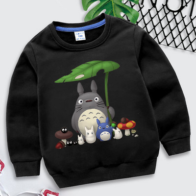 Γιαπωνέζικα Anime Παιδικά Ρούχα Κορίτσια Spirited Away Hoodie Cartoon Totoro Φούτερ Αστεία γραφικά Miyazaki Hayao πουλόβερ για αγόρια