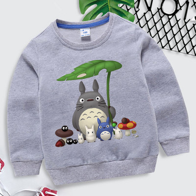 Γιαπωνέζικα Anime Παιδικά Ρούχα Κορίτσια Spirited Away Hoodie Cartoon Totoro Φούτερ Αστεία γραφικά Miyazaki Hayao πουλόβερ για αγόρια