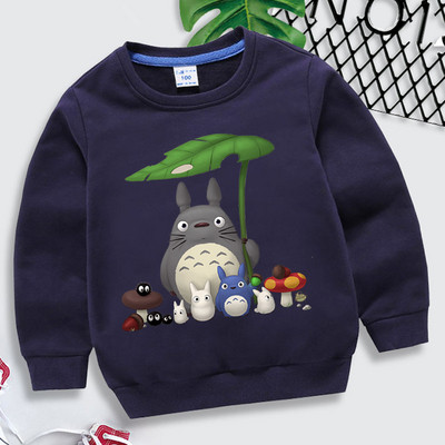 Γιαπωνέζικα Anime Παιδικά Ρούχα Κορίτσια Spirited Away Hoodie Cartoon Totoro Φούτερ Αστεία γραφικά Miyazaki Hayao πουλόβερ για αγόρια